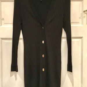 White House Black Market Black Cardigan